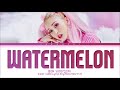Jeon somi watermelon lyrics  watermelon  color coded lyrics