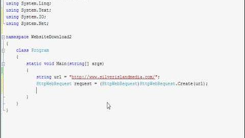 How To Download an Internet File with C#
