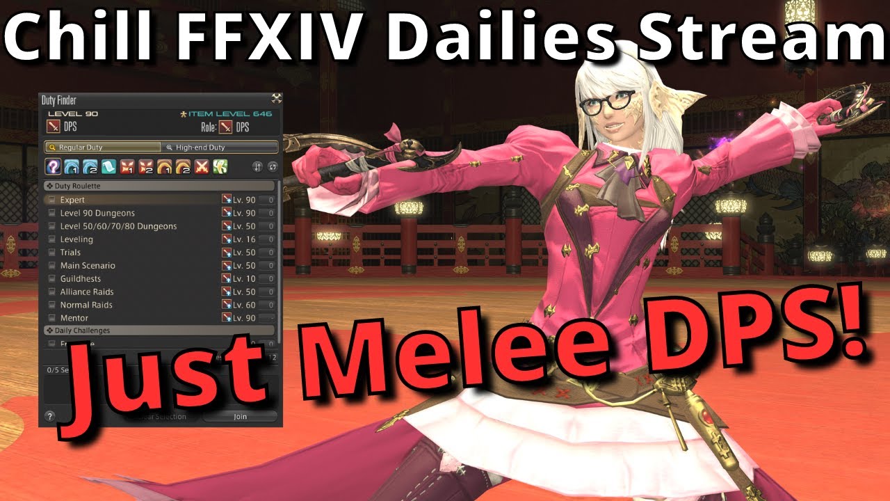 ffxiv-dailies-hangout-stream-melee-dpsing-daily-roulettes-youtube