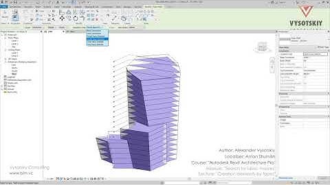 [Autodesk Revit Architecture Pro] Creation elements by faces