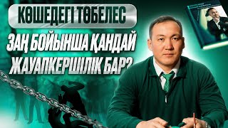 картинка: КӨШЕДЕГІ ТӨБЕЛЕС: ЗАҢ БОЙЫНША ҚАНДАЙ ЖАУАПКЕРШІЛІК БАР? | Мұхамедияр Нұрғалиұлы