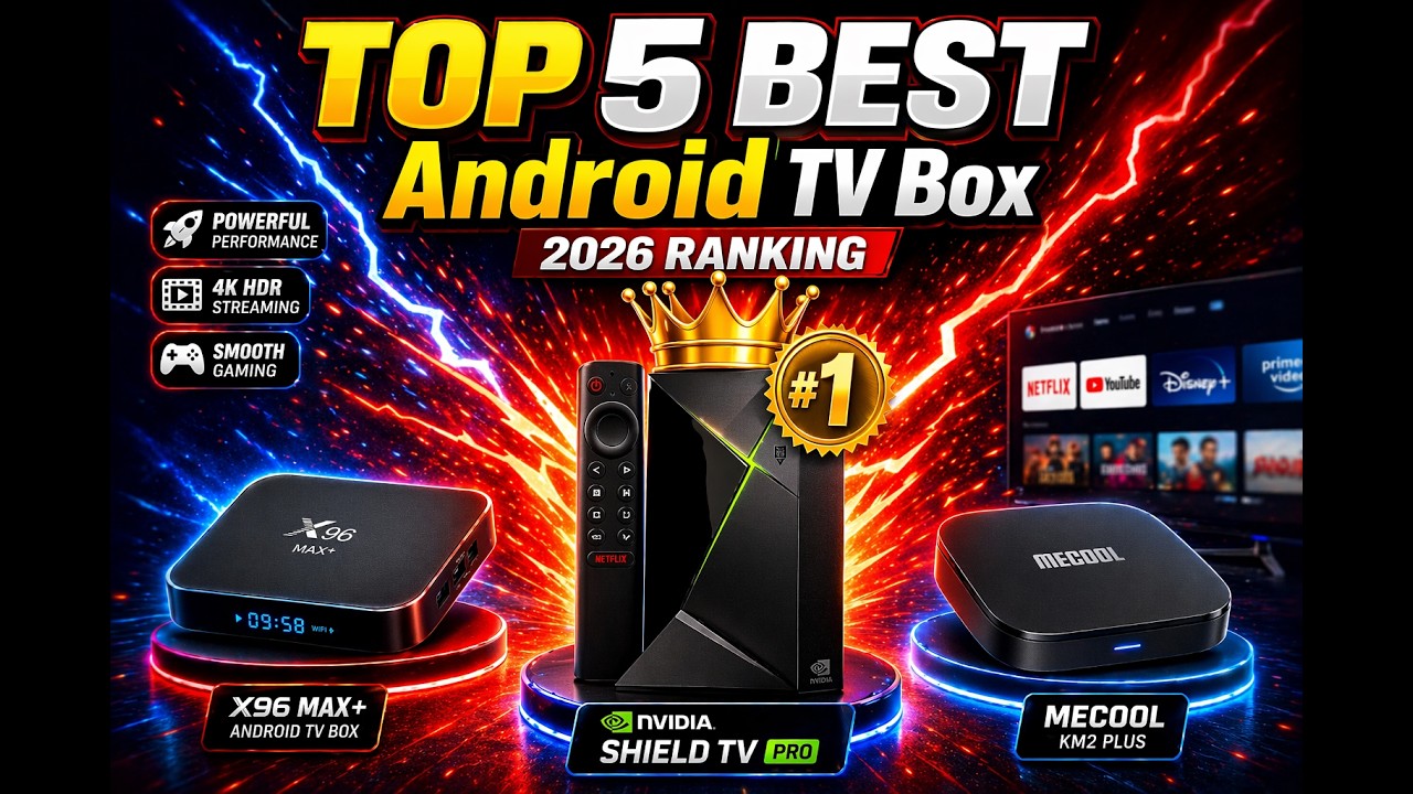 Top 5 Best Android TV Box 2026 - Best Android TV Boxes 2026 - YouTube