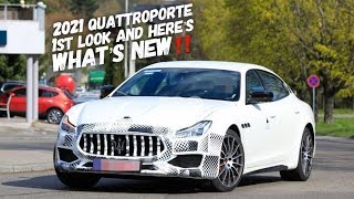 1st Images Of The 2021 Maserati Quattroporte Facelift Are HERE!