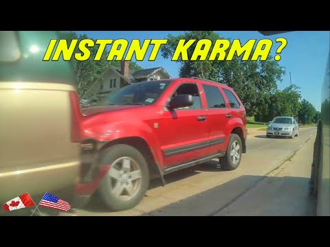 WOMAN GETS CAUGHT LOOKING OUT THE WINDOW WHILE REAR ENDING A CAR