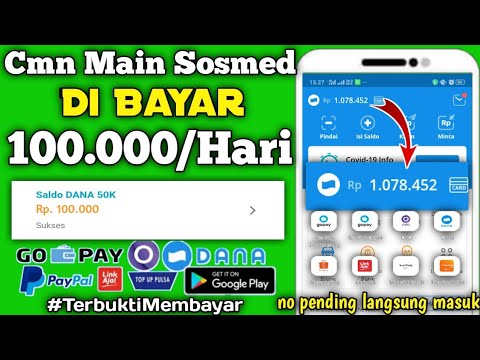 matep!! main sosmed dibayar 100.000/hari | aplikasi