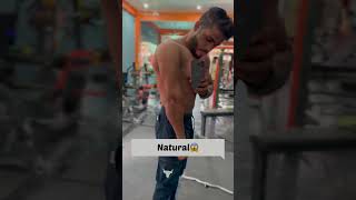 Steroids vs Natural?? || public youtube youtubeshorts viral motivation trending shorts fit