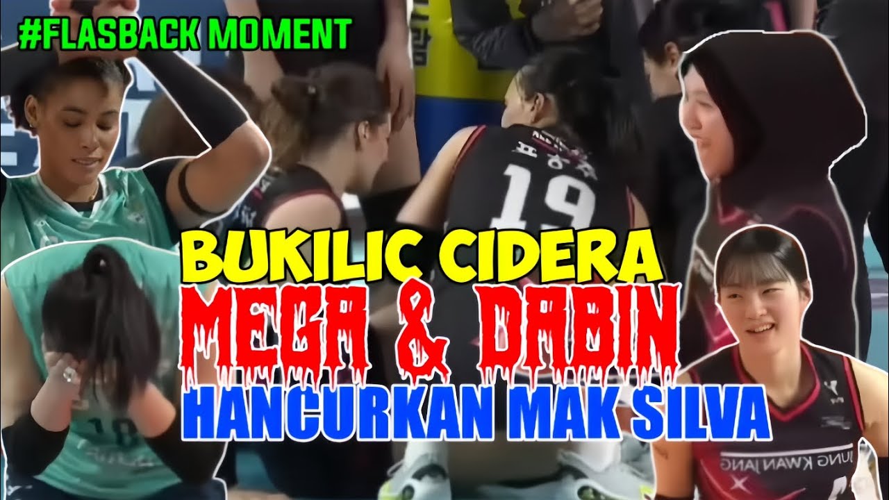Flashback Momen👀- BUKILIC CIDERA, MEGAWATI DAN DABIN HANCURKAN MAK SILVA | Red Sparks vs GS Caltex