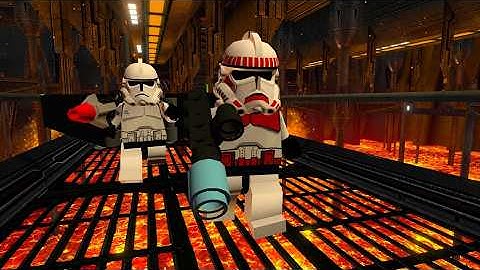 Star Wars: Battlefront II (2005, Classic) Brickwars Clone Wars Demo - Mustafar - General Kenobi