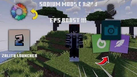 SODIUM MODS [ 1.20.1 ] | BOOST FPS 100++ | Pojav/Zalith | SURVIVAL