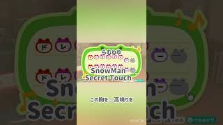 SnowMan 目黒蓮　Secret touch 渡辺翔太　ラウール　あつまれどうぶつの森 島メロ　animalcrossingnewhorizons