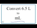 Liters to Milliliters Conversion