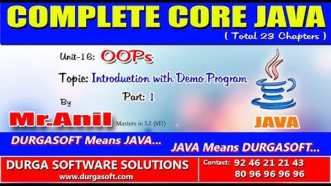 Introduction with Demo Program Part 1