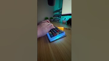 Krush65 w/ Kailh BCP switches #keyboard #mechanicalkeyboard #typing