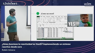 ¿Cómo funciona la reactividad en VueJS? Implementando un sistema reactivo desde cero | T3chFest 2019