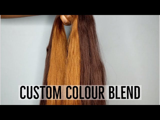 Blending colour 30 and 33 / DIY custom colour blend tutorial