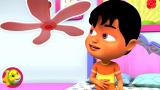 Upar Pankha, ऊपर पंखा चलता है, Meri Gudiya + More Hindi Rhymes and Cartoon for Kids