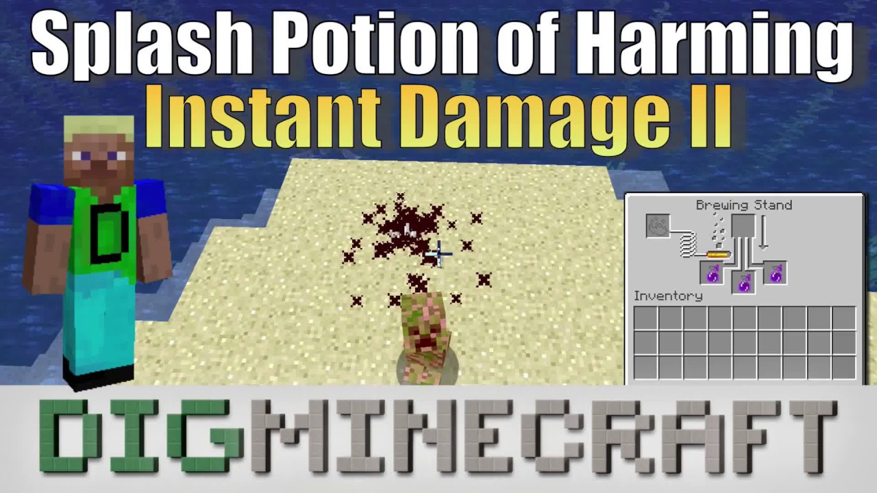 Instant Damage Potion Minecraft