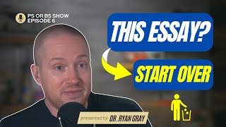 This Personal Statement? Start Over | PS or BS Episode 6