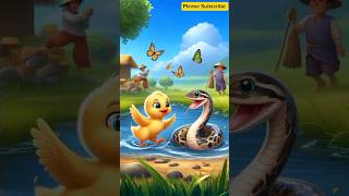 When a Chick Became a Python’s Brother 🐍🐣 #shorts #shortvideo #ai