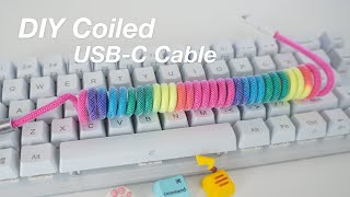 Diy My First Coiled Usb-C Cable For Keyboard