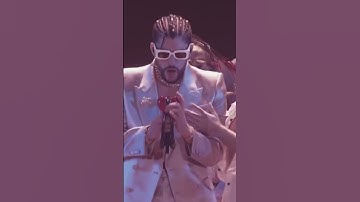Thumbnail of 😚 Bad Bunny has entered his Madonna era 🎤 #badbunny #mtv #vmas2022 #vmas #newyork #unveranosinti
