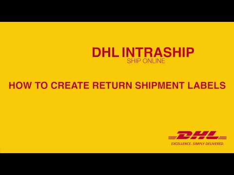 How to create return shipment labels