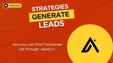 How to Find Companies for Your Business Through Apollo.io | Step-by-Step Guide with Vik