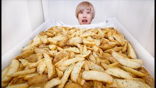 ドミノピザの裏メニューの3kgのポテト食べきるまで帰れません！