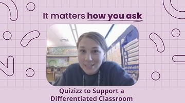 How teachers are using Quizizz to support a Differentiated Classroom!