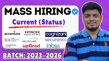 🔥Cognizant Technical Assessment | MASS Status (Cognitus, Revature, Securonix, Accenture, Infosys)