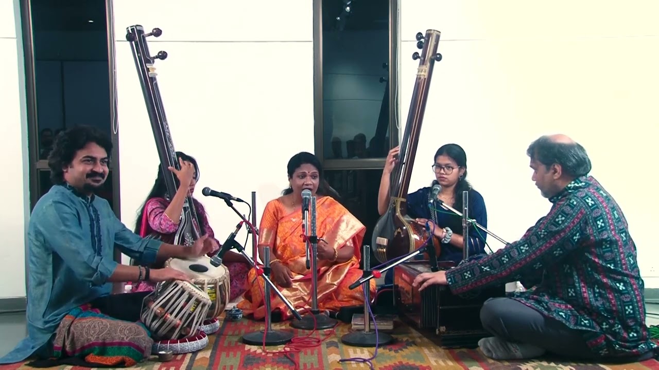 SHASHWATI MANDAL LIVE AT AHMEDABAD ON 23.3.2024 SINGING RAGA MALGUNJI ETC. CURATED BY MIHIR THAKORE