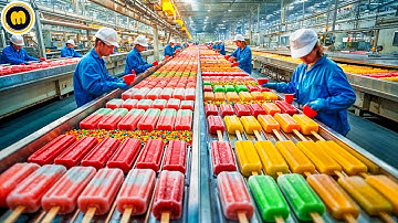 How Popsicles Are Made In Factory (Our Most Watched Frozen Treat!)