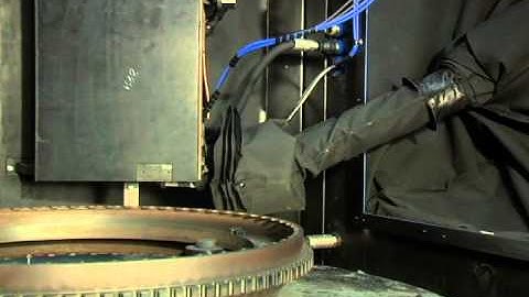 RB80 Robotic Shot Peener Changes Tools