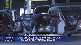 Union representing Texas state troopers files lawsuit over 'waistline requirement'