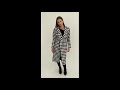 Модное женское пальто 2020/2021 букле в клетку ANITI 585
