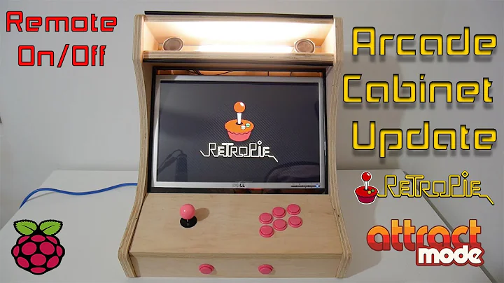 Arcade Cabinet Update Remote On/Off Retropie Attract Mode Raspberry Pi 3