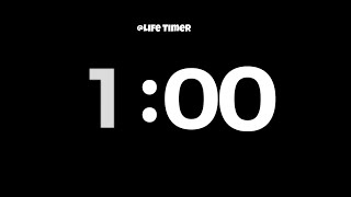 1 Minute Timer | Perfect for Quick Tasks