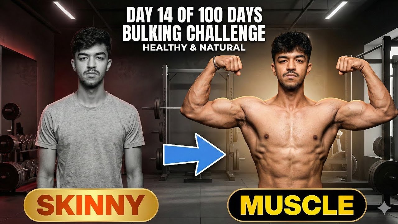 Day 14 | Consistency Wins 🔥 Gym + Diet + Real Life | 100 Days Bulking ...