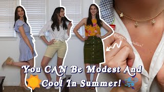 #modesty #conservativeinfluencer #letsbeclassic #classiccrew so many
of you guys have been asking me to what should wear in the summer keep
cool but s...