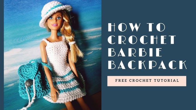 How to crochet Barbie dress 