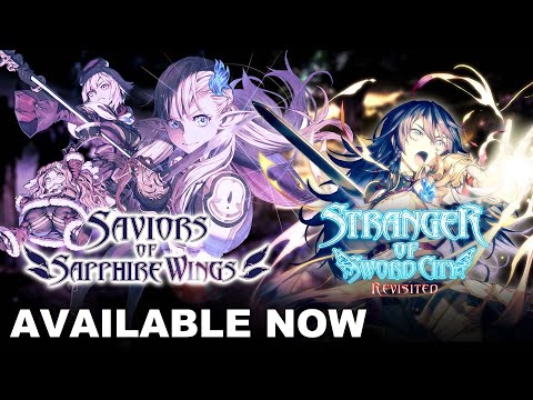 Saviors of Sapphire Wings/Stranger of Sword City Revisited - Launch Trailer (Nintendo Switch, PC)