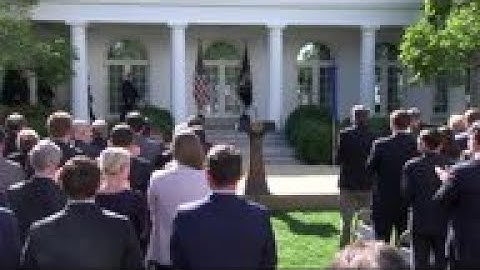 Trump holds ceremony launching US Space Command