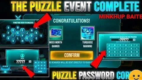 HOW TO SOLVE MOCO  PUZZLES 100% WORKING  😱😱😱#FREEFIRE ##GARENA##