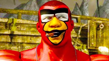 Mortal Kombat XL - Angry Birds Jax PC Mod Performs Intro Dialogues On All Stages Vs All Characters