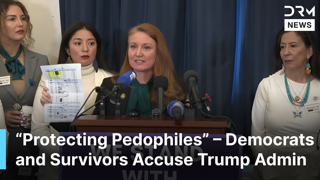 Epstein Survivors Join Democrats in News Conference Call for Full File Release | DRM News | AC1F
