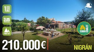 🌄NIGRÁN/ CASA CHALET 💰210.000 €⭐️Playa/ mar/urbanizable/ soleada/ 2da. vivienda/tranquilidad⭐️