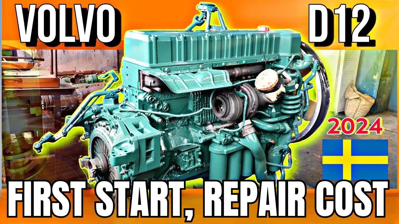 Volvo D12 is Ready! First Start, Repair Costs & Garage Exit
