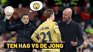 Ten Hag vs De Jong after Man United win vs Barcelona