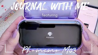 ASMR Unboxing & Journaling feat. @phomemo M03