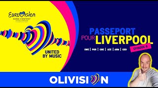 Eurovision 2023 - Passeport pour Liverpool 🇸🇪 🇵🇹 🇬🇷 🇦🇿 🇦🇲 🇬🇪 #eurovision #eurovision2023 épisode 6